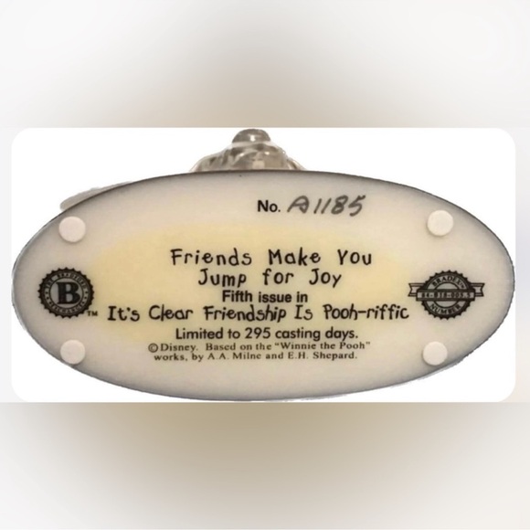 Vintage Bradford Exchange Disney's Rabbit Crystal Clear Figurine - Picture 8 of 8